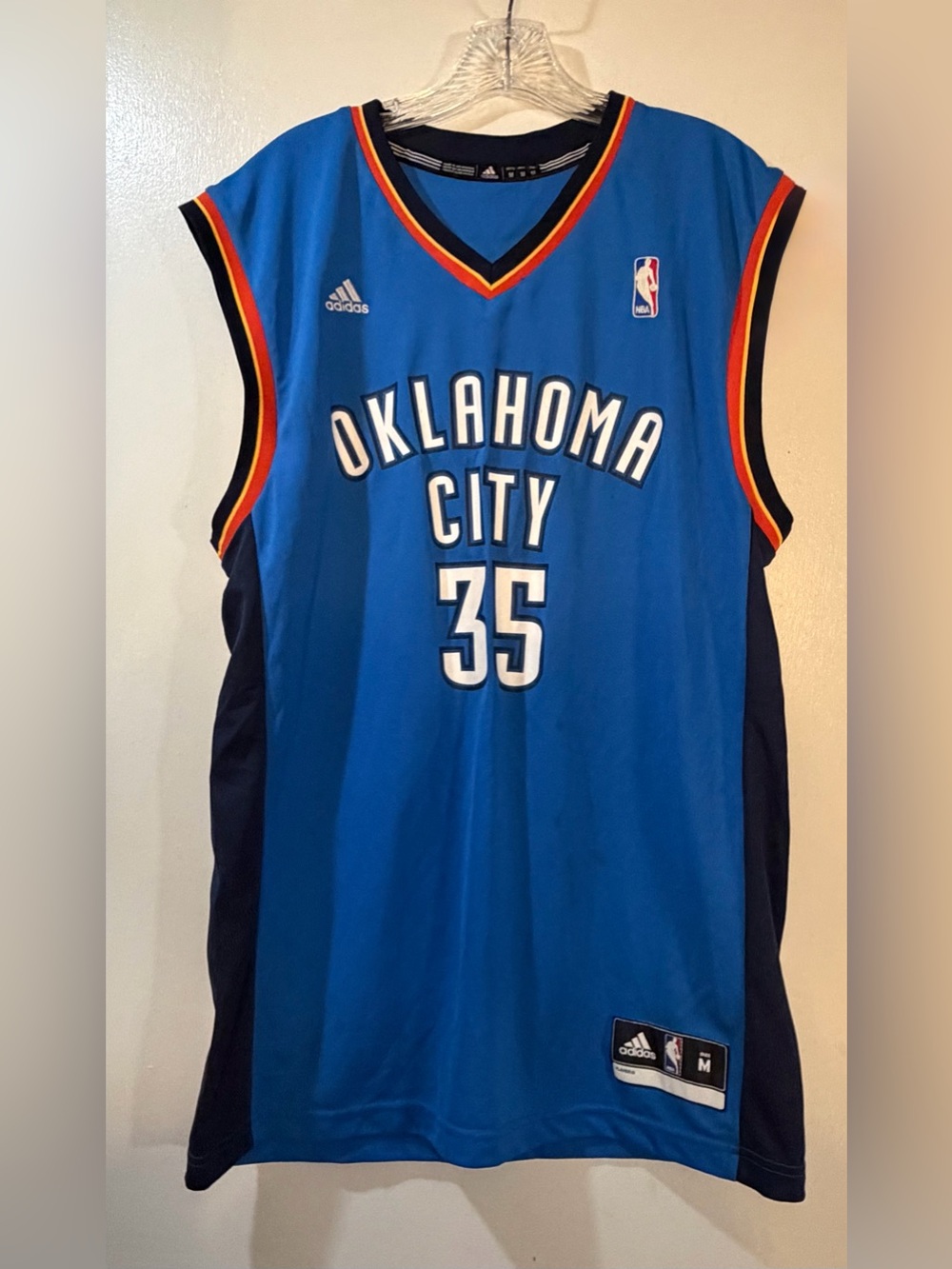 Adidas Oklahoma City Thunder Kevin Durant Jersey Mens Size M